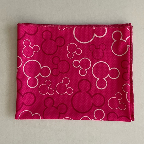 Disney Parks Cooling Towel by CoolCore in Pink Mickey Icon Print - Picture 3 of 13